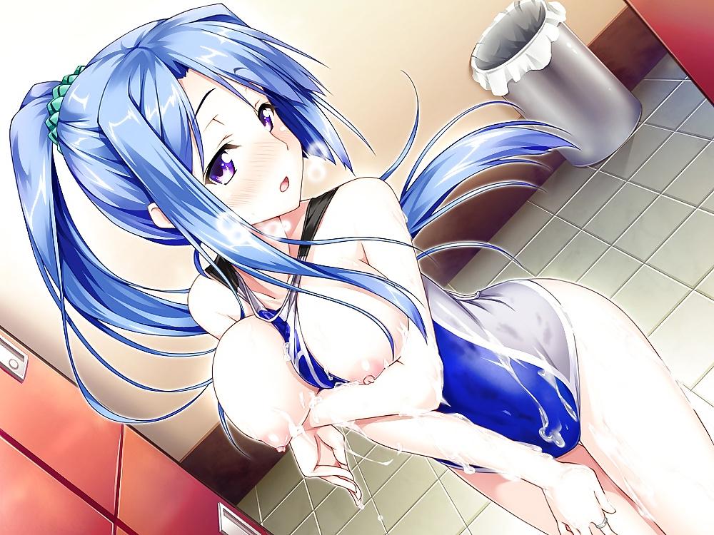 25P Hentai girls in swimwear