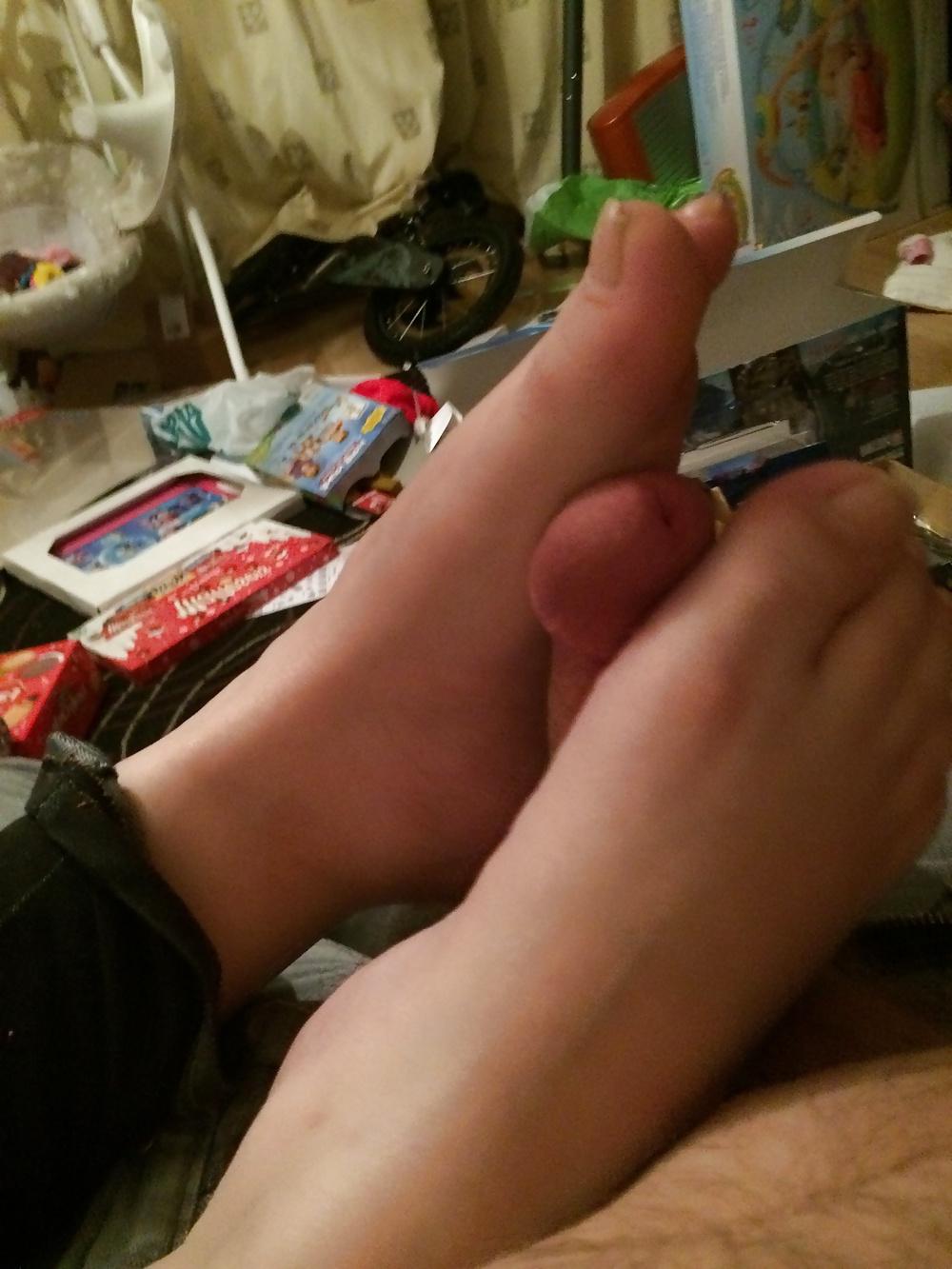 18P Getting A Footjob From My GF