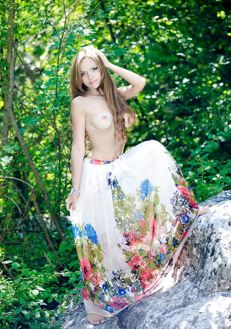 25P Lisa beautiful girl in the forest