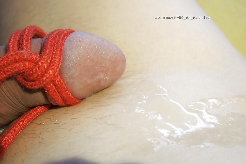 16P Schwanz selfbondage bondage fesseln dick