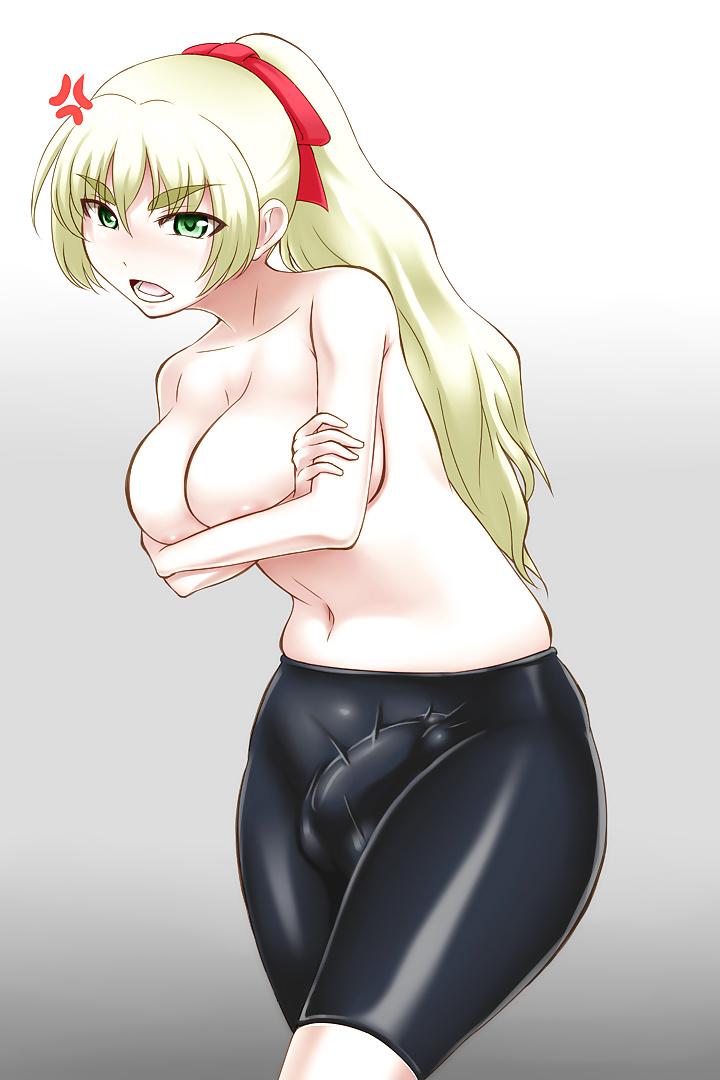 25P Hentai in pantyhose and shorts