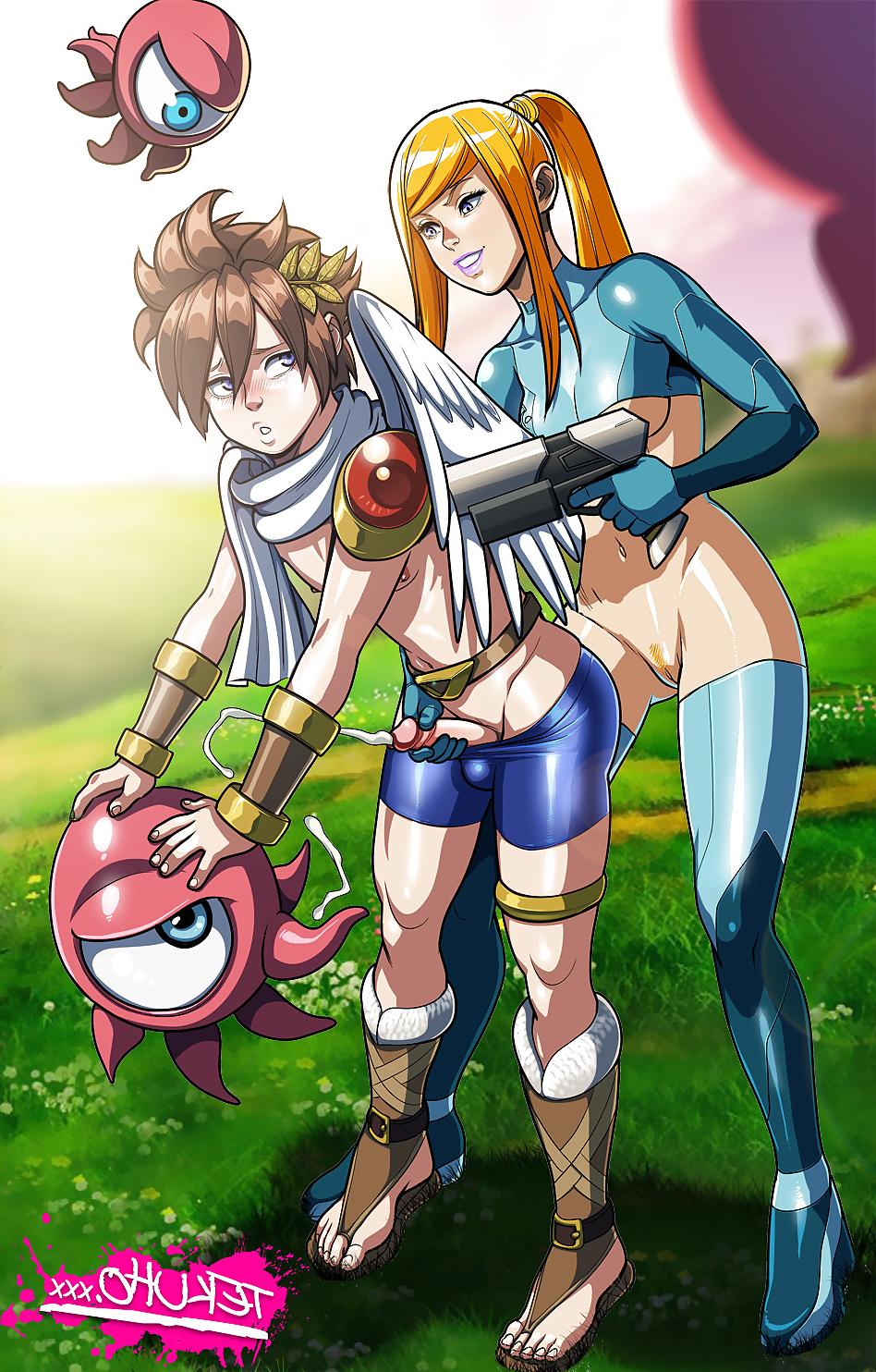 25P Hentai in pantyhose and shorts