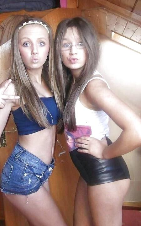 25P Sluts in little hotpants! 6