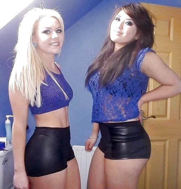 25P Sluts in little hotpants! 6