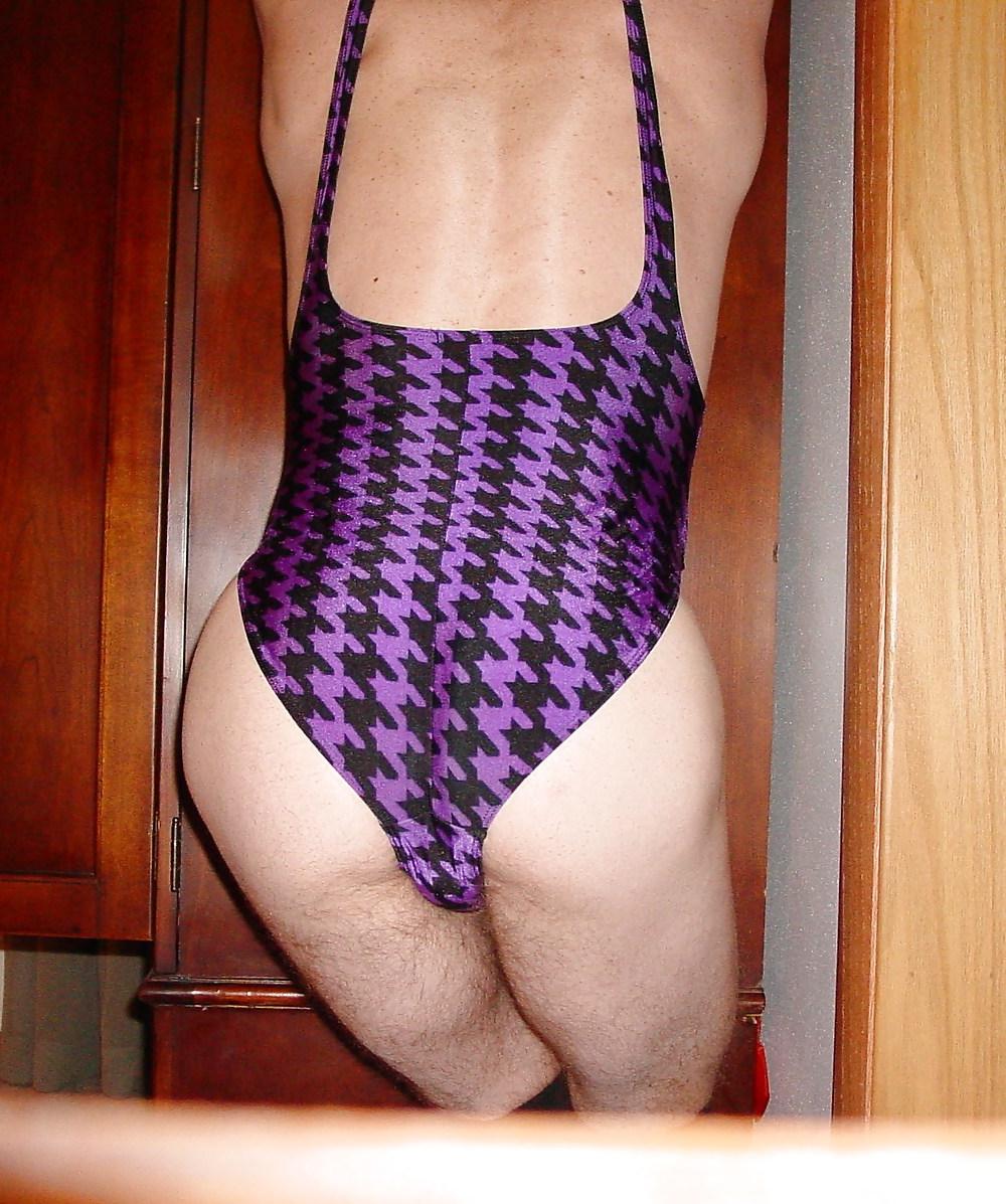 10P Purple & Black Swimsuit