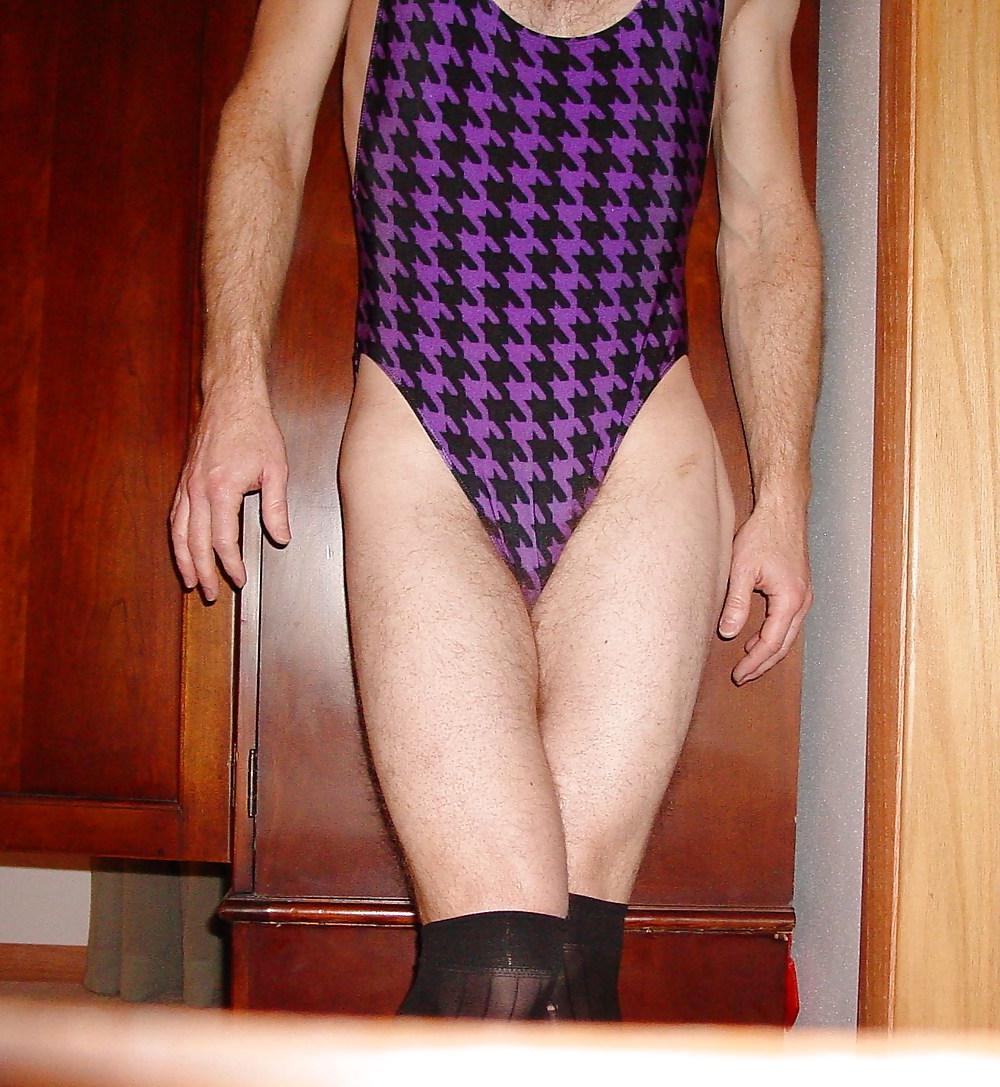 10P Purple & Black Swimsuit