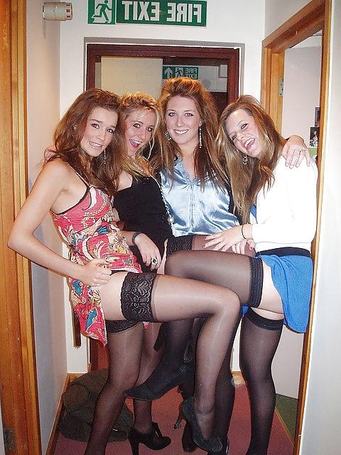 19P More black stockings & pantyhose