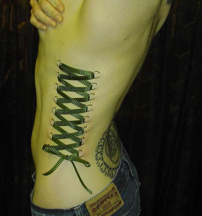 14P Corset Style Body Modification