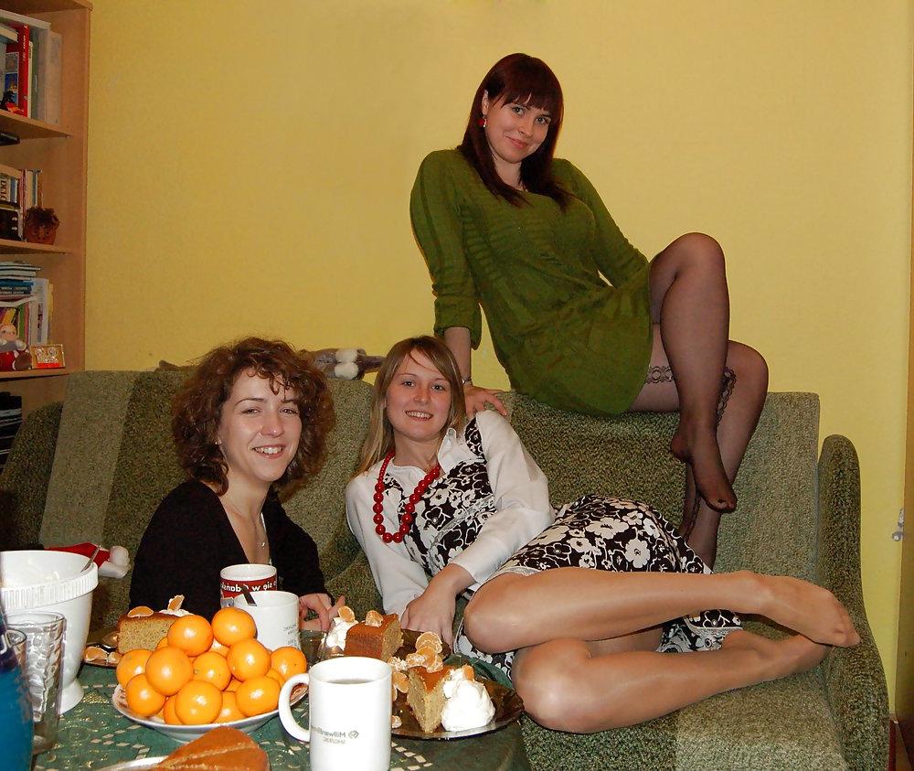 25P Candid Pantyhose Girls 2