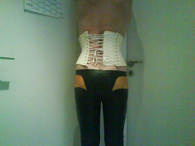 11P Latex leggins ,korsett