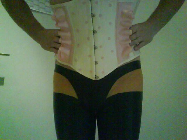 11P Latex leggins ,korsett
