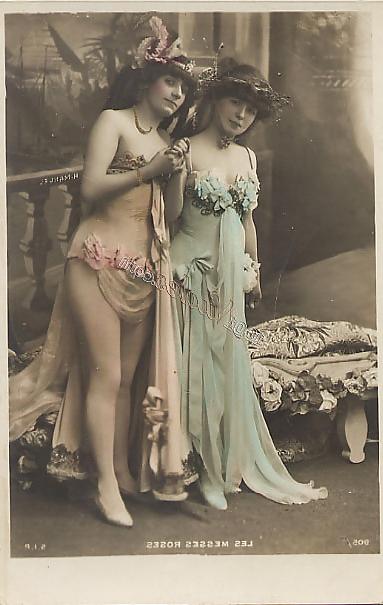 25P Old French postcards