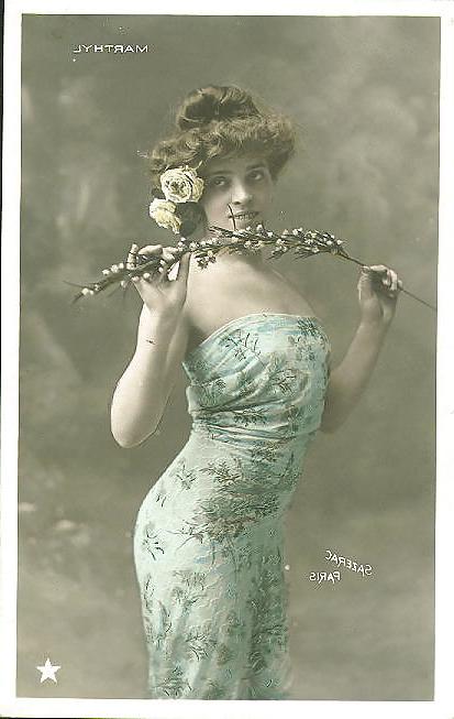 25P Old French postcards