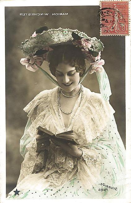 25P Old French postcards