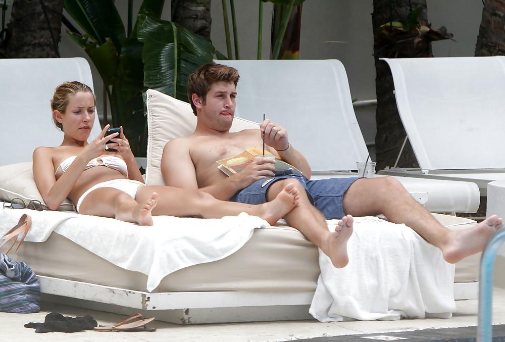 21P Kristin Cavallari in a little white bikini