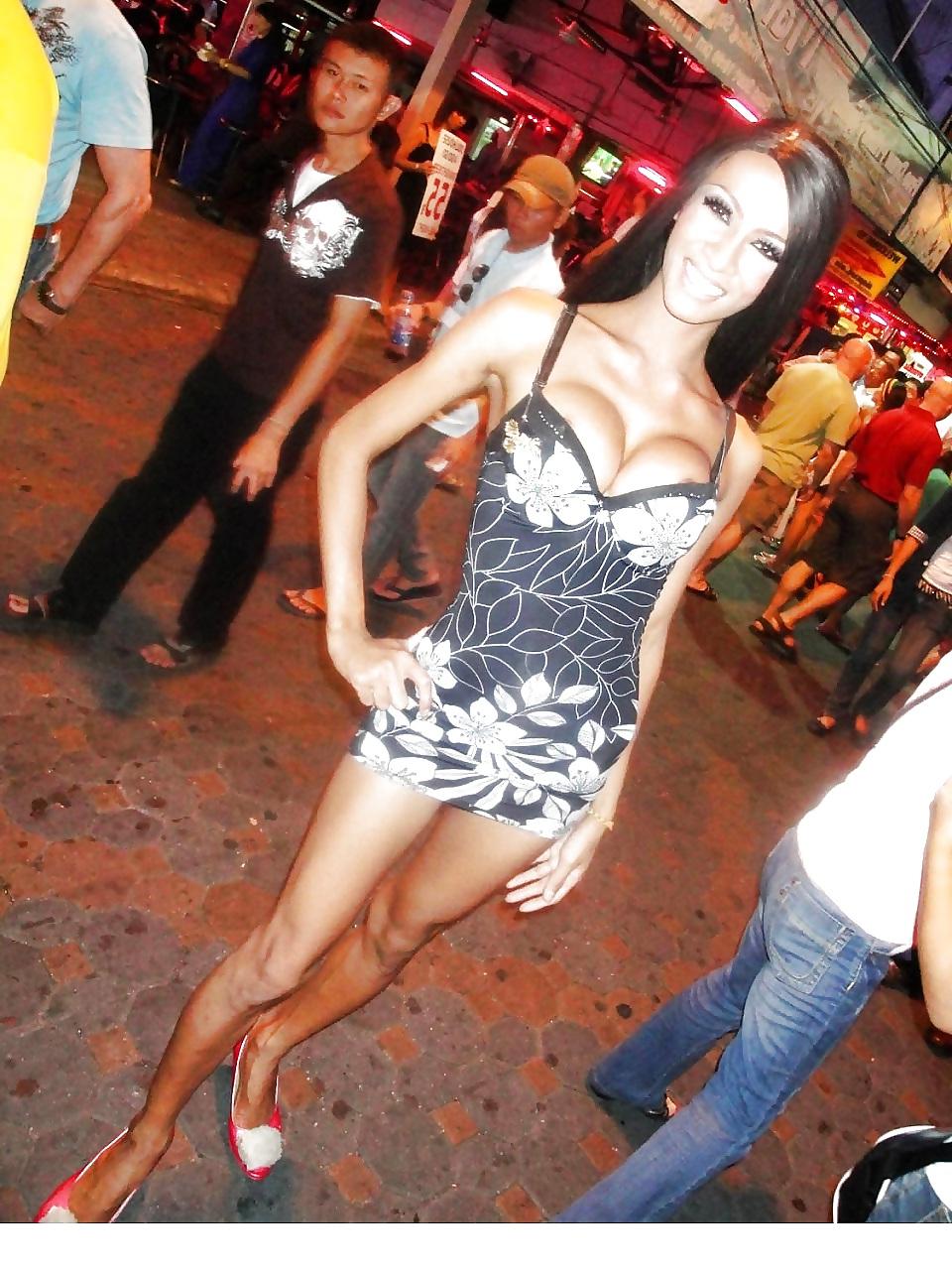 23P Beautiful Shemale in dress by TROC