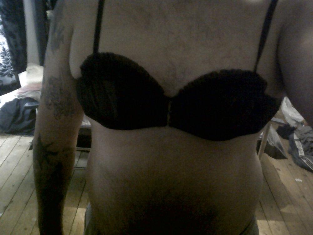 24P Me wearing my 18 yr old friends dirty knickers