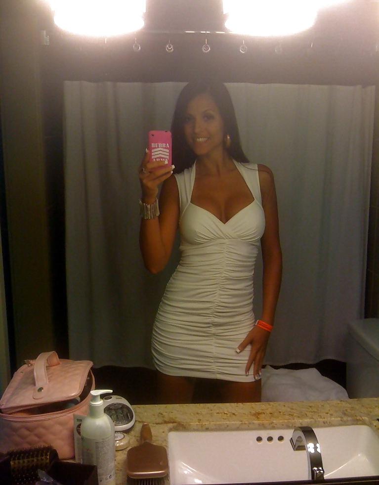 25P Sexy Busty Brunette Babe With Perfect Tits And Body