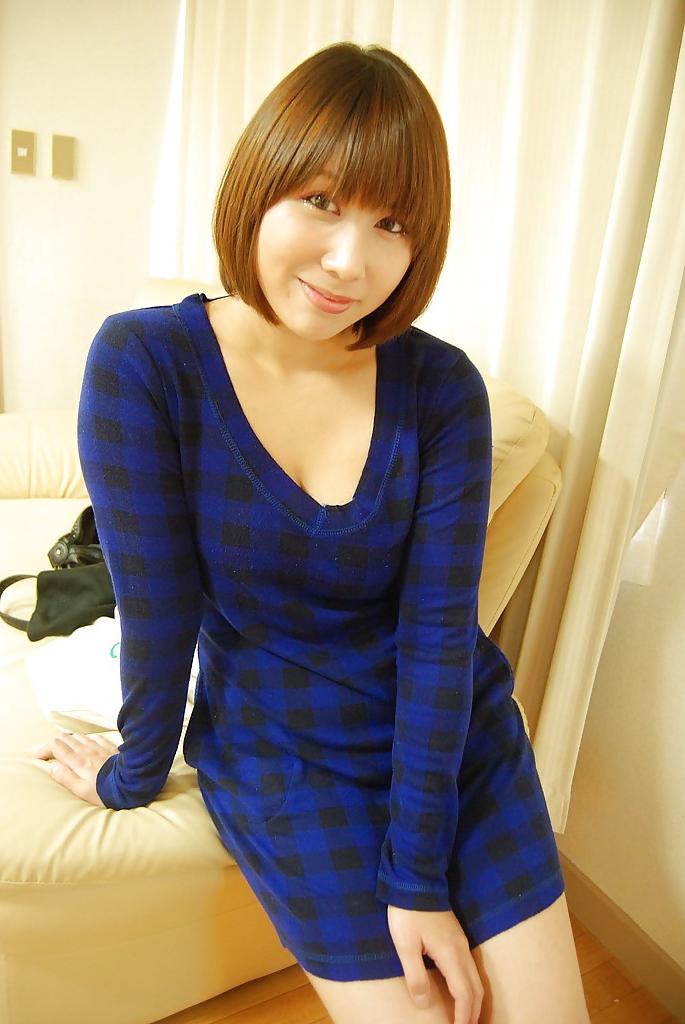 16P Busty asian cutie with shaggy cunt undressing and spreading her legs