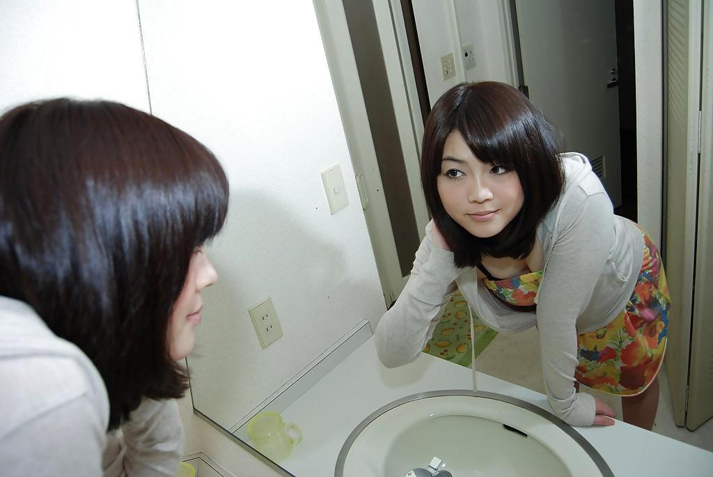 16P Arisa Maeda is posing on camera while wearing her sexy lingerie