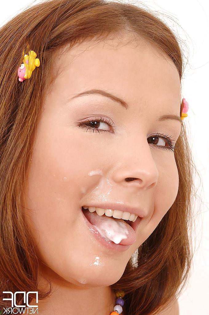 16P Tiny Euro teen July jerking and sucking cock while having pussy ate in 69