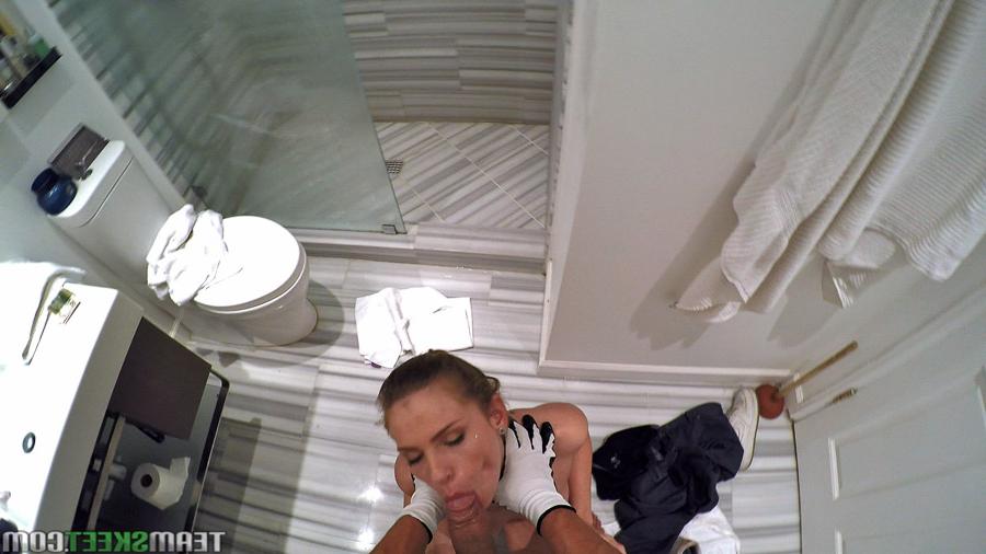 16P Pretty teen with tiny ass Sydney Cole is screwed by mighty ding-dong