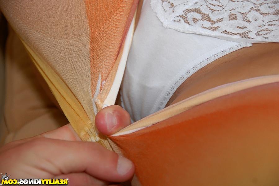 16P Beauteous latin MILF fucking bulging meat pole and getting facialized