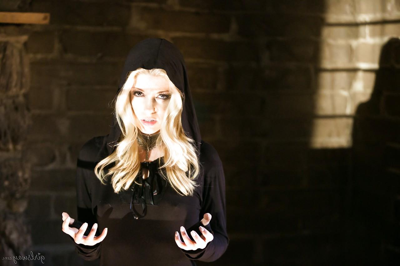 15P Fully clothed teens Dahlia Sky and Charlotte Stokely model in cosplay garb