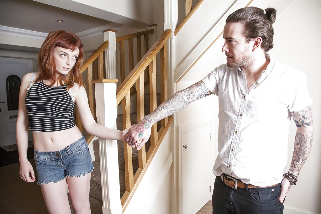 16P Redheaded European teen Lola Gatsby taking hardcore fucking of hairy cunt