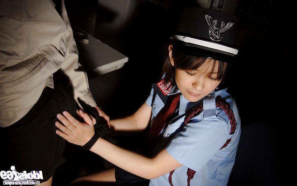 16P Submissive asian hottie in uniform gets forced into hardcore fucking