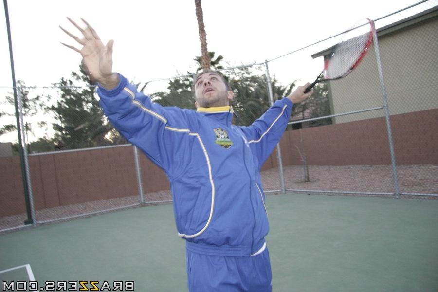 16P Helena Sweet enjoys a set of hardcore fucking after a tennis play