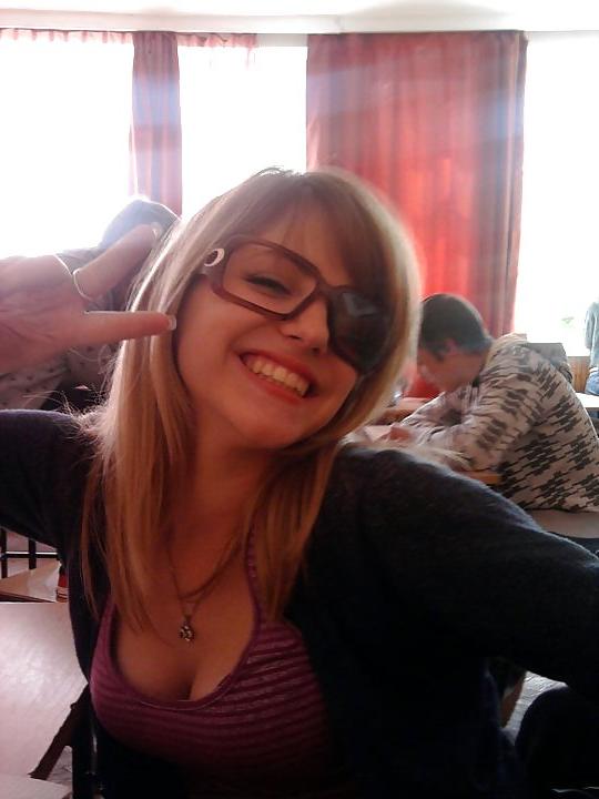 7P Very sexy french  teens redhead and glasses