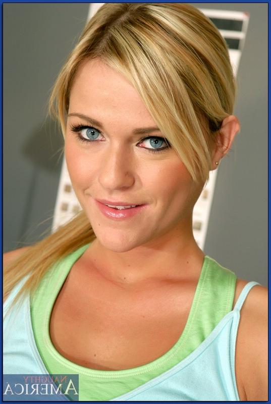 16P Sexy blonde Mckenzee Miles strips from panties and reveals tiny tits