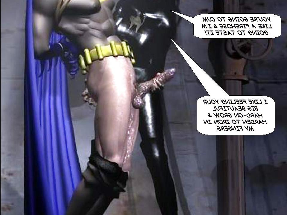 4P Catwoman Has Batman Tied-up