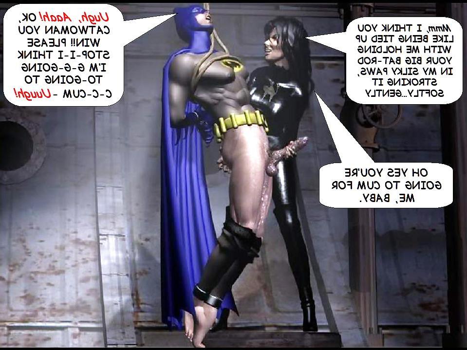4P Catwoman Has Batman Tied-up