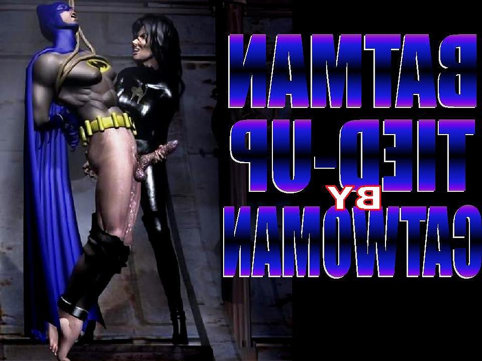 4P Catwoman Has Batman Tied-up