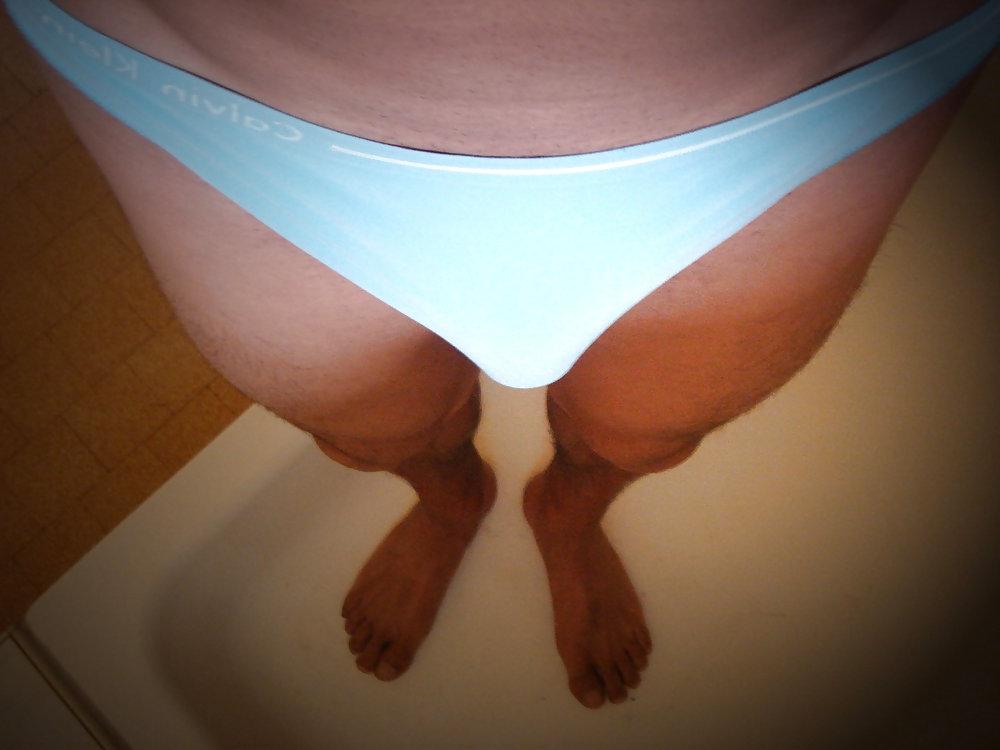 25P My  own Dick with in Blue Underwear