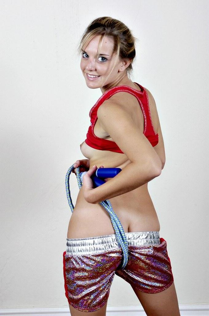 16P Pictures of All About Ashley working out her hot teen body