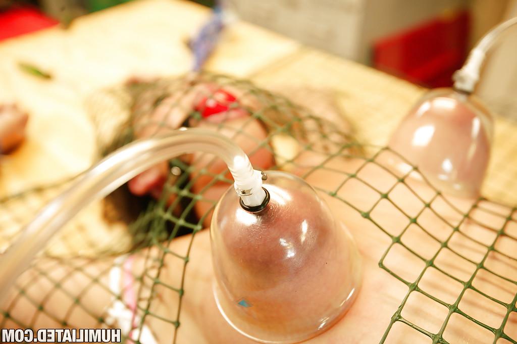 16P Teen Brooke Adams was drilled by strange BDSM toys in a hot clip