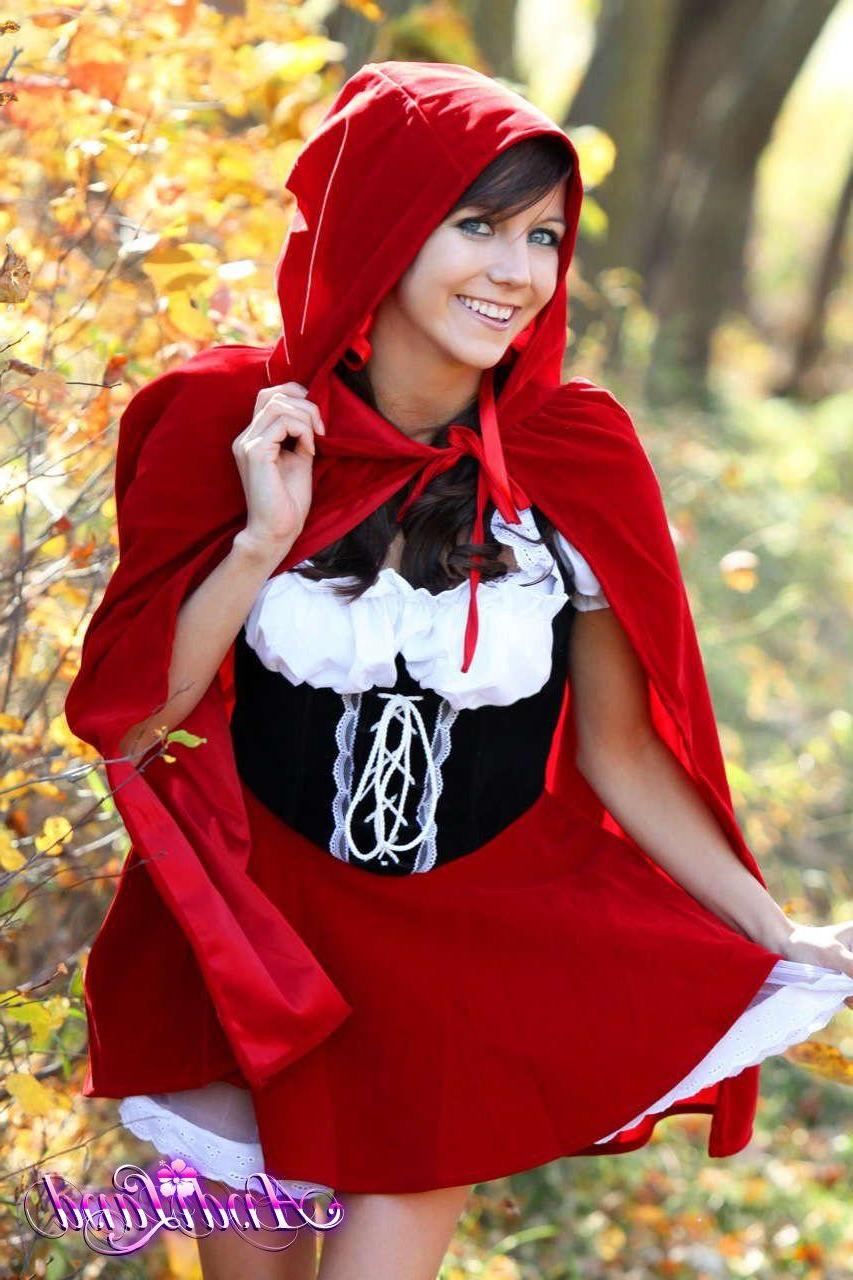 15P Pictures of Andi dressed up as little red riding slut