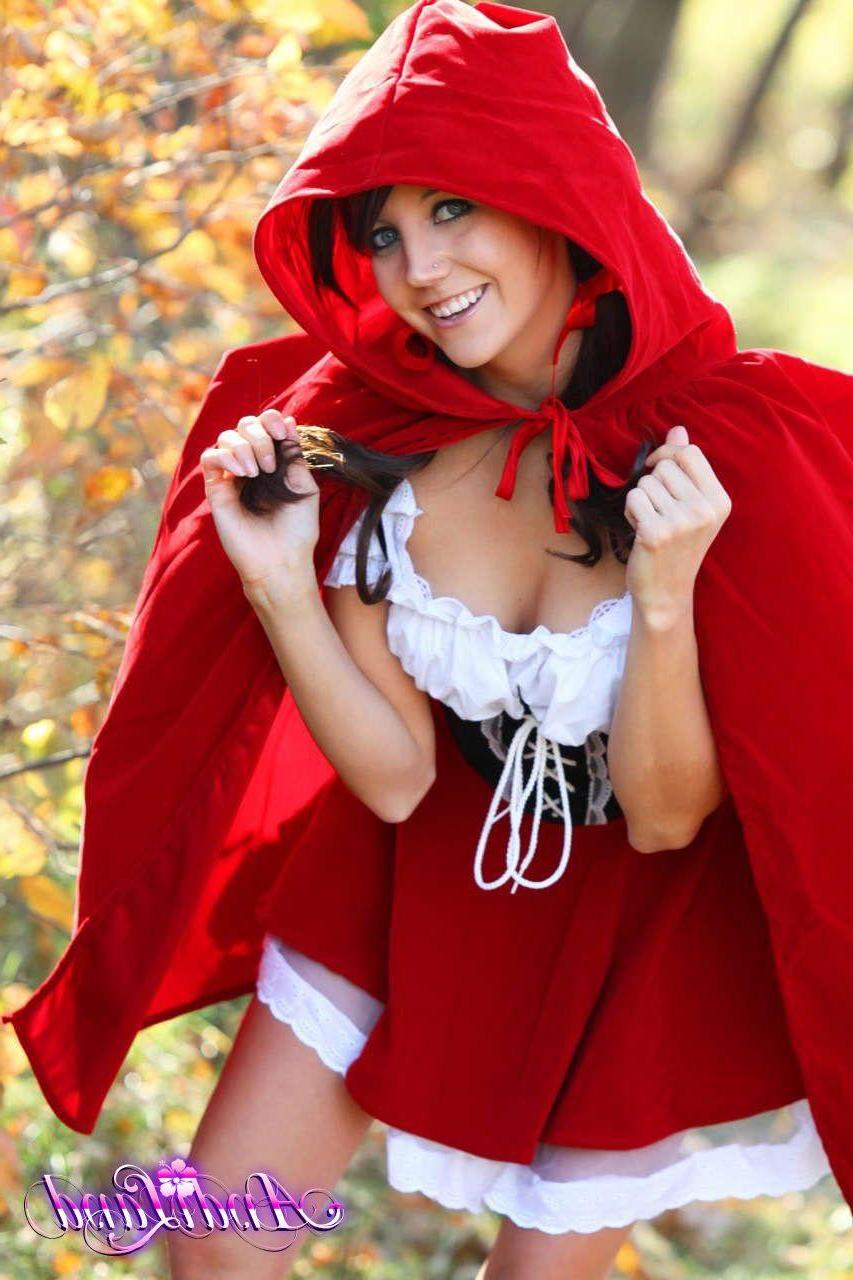 15P Pictures of Andi dressed up as little red riding slut