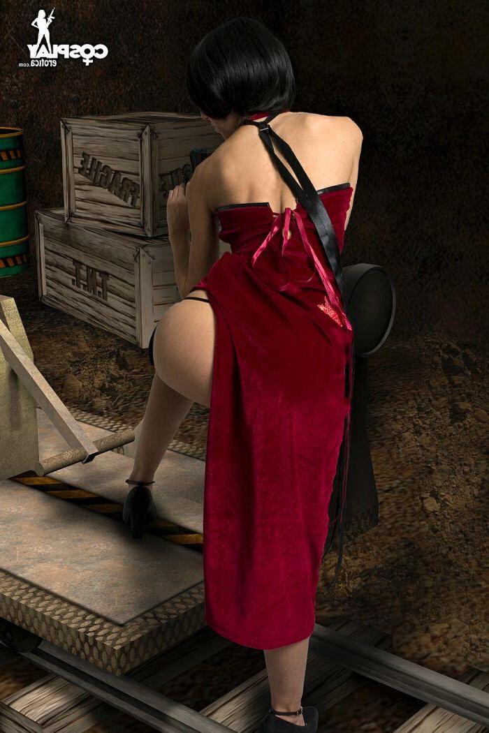 12P Hot cosplayer Angela is your seductive secret agent
