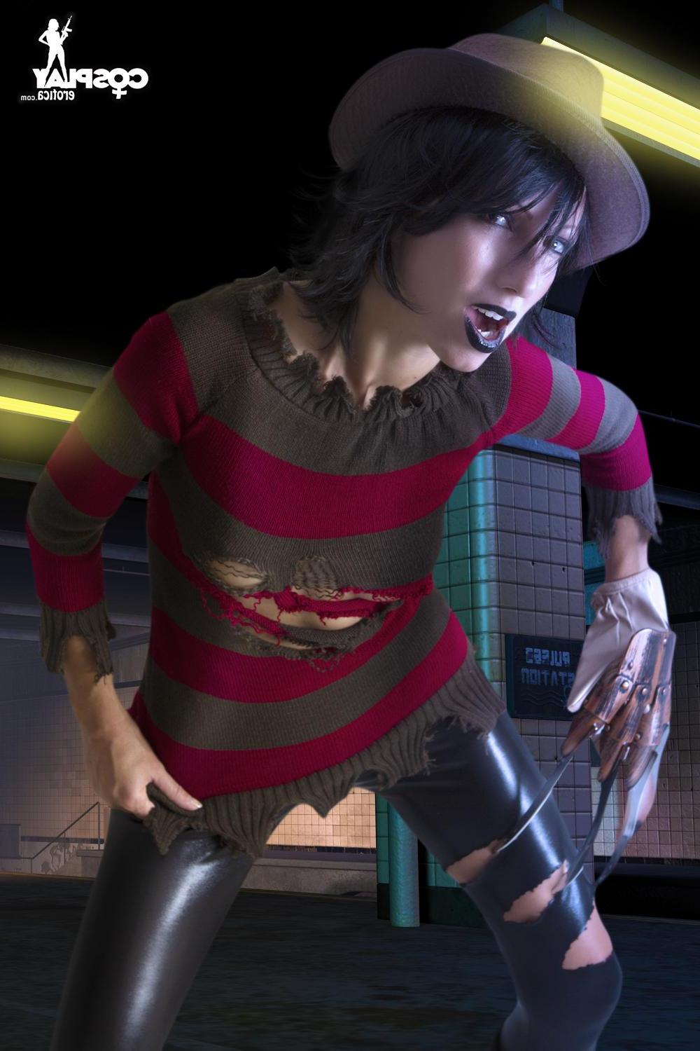 12P Cosplayer Angela is the sexiest Freddy Kreuger ever