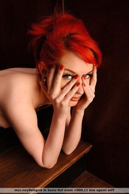 12P Pictures of teen cutie Angela Ryan showing you her hot nude redhead body