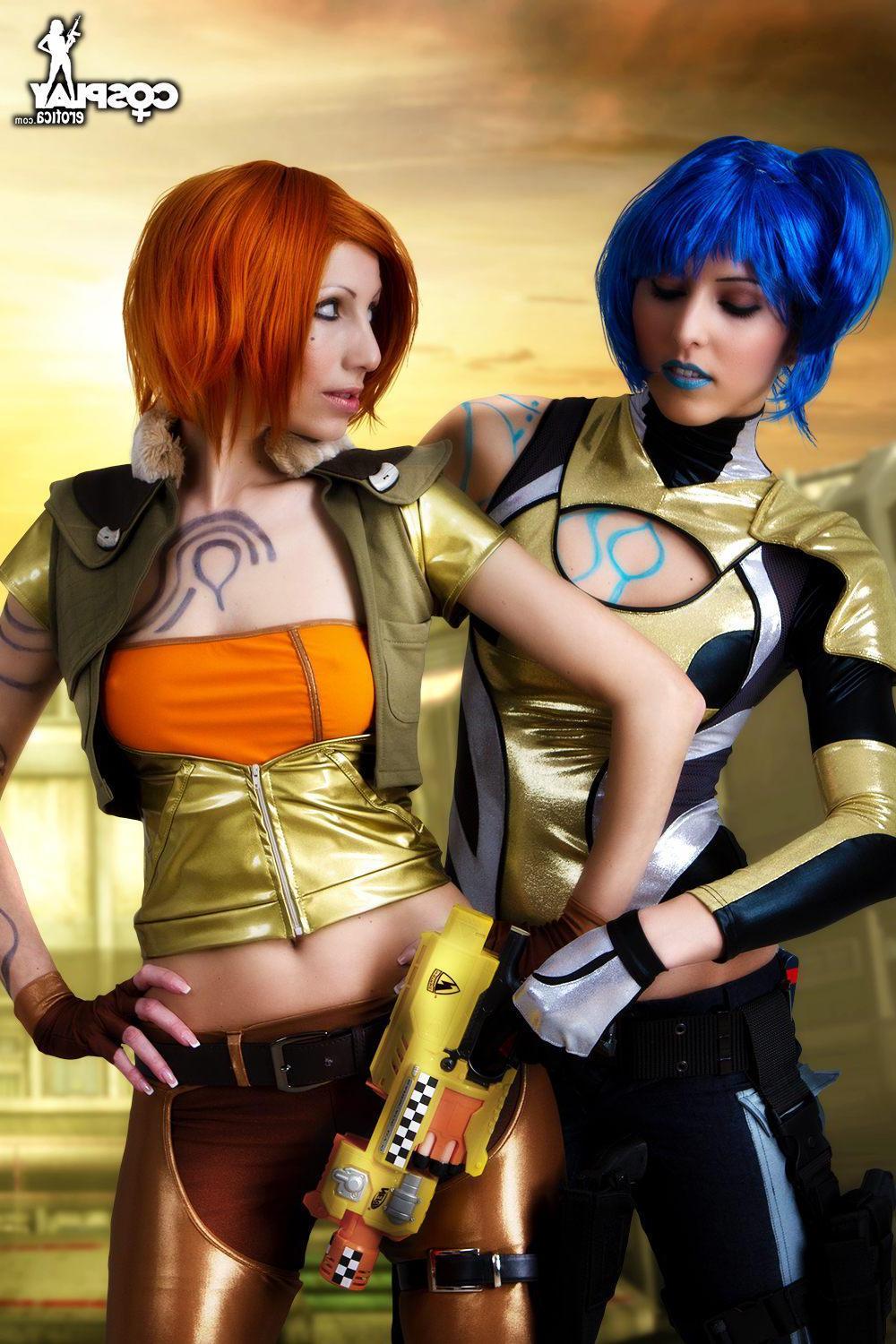 12P Hot cosplayers Anne and Angel have a wild lesbian adventure
