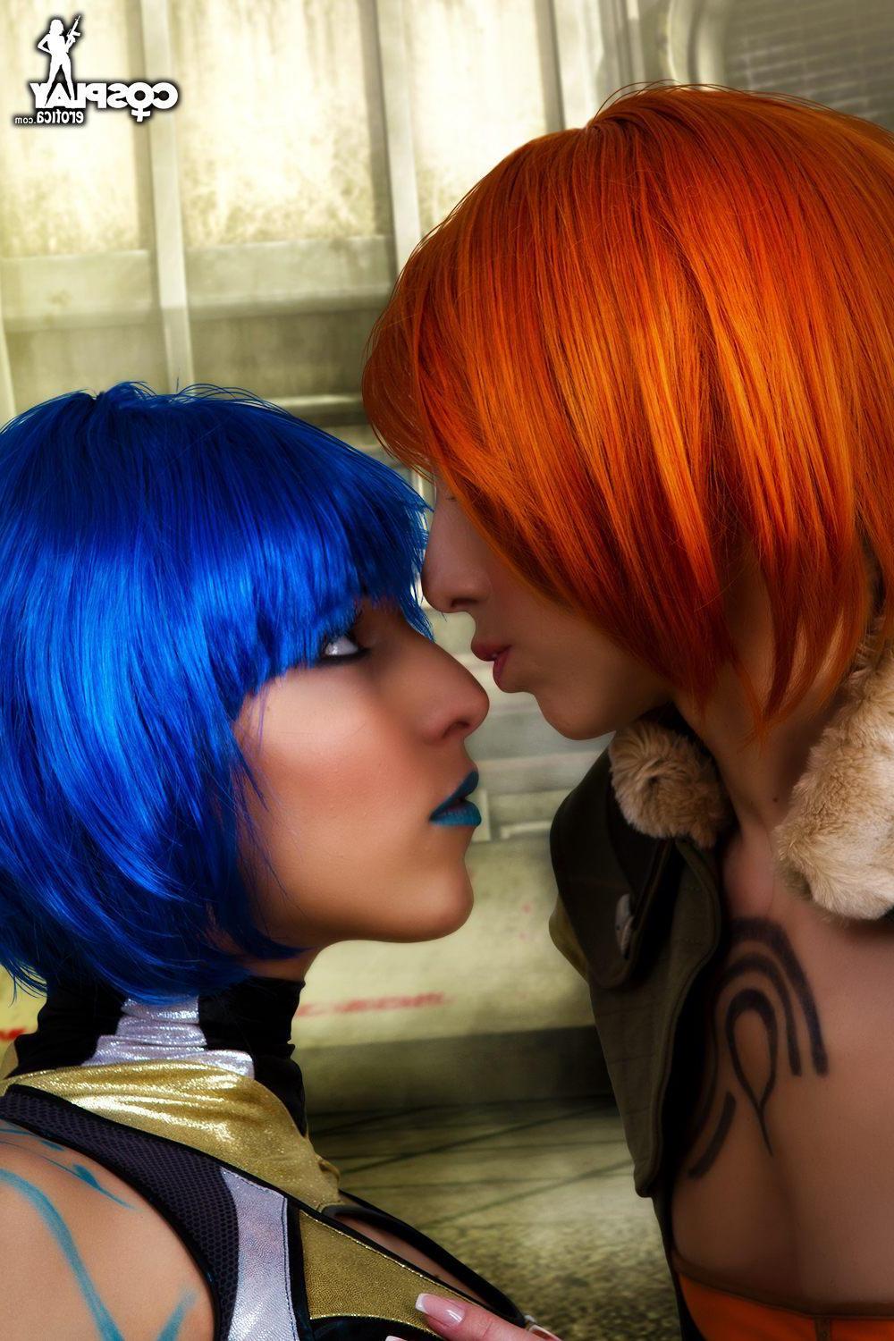 12P Hot cosplayers Anne and Angel have a wild lesbian adventure
