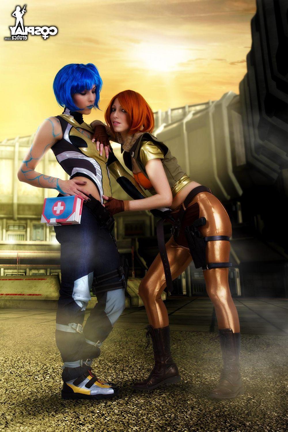 12P Hot cosplayers Anne and Angel have a wild lesbian adventure