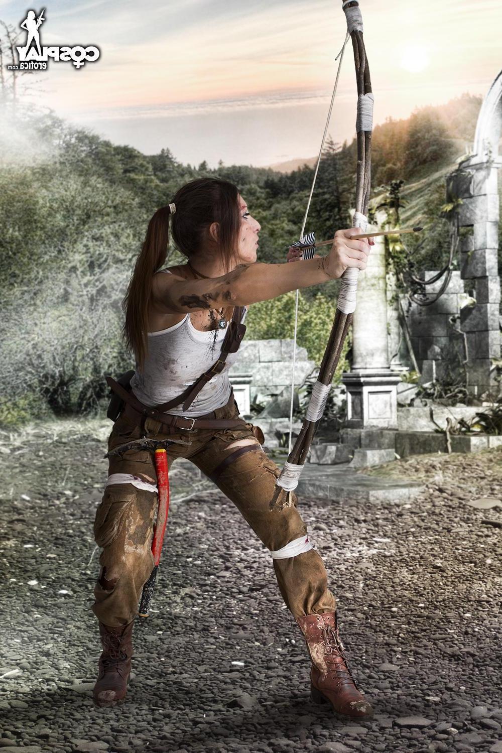 12P Sexy cosplayer Anne is ready to defeat the forces of evil