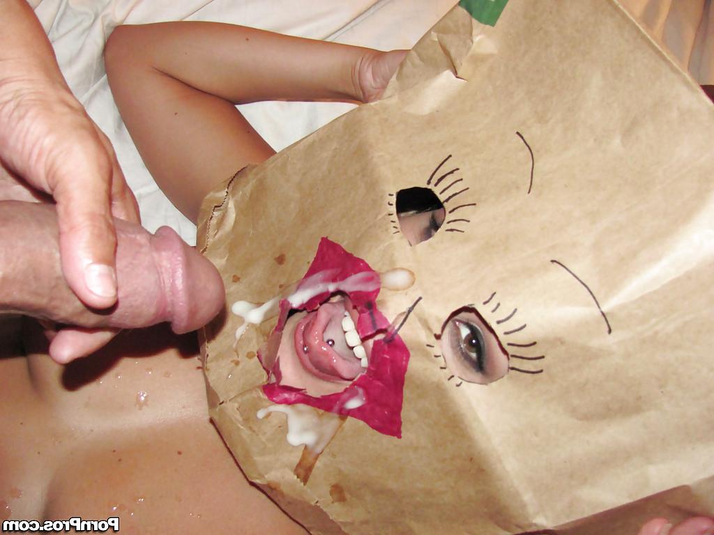 16P Amateur babe Charley Chase getting hardcore ass fucked in a funny mask