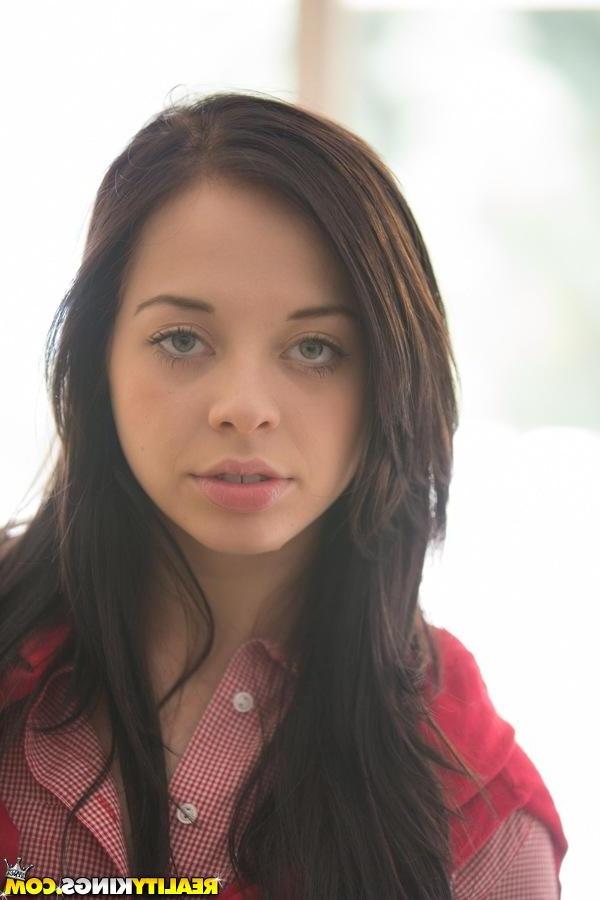20P Brunette teen Aurora Monroe gets fucked hard in her bedroom